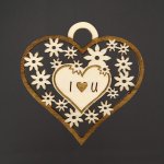 AMADEA Dřevěné srdce s textem super babička 7 cm český výrobek – Sleviste.cz