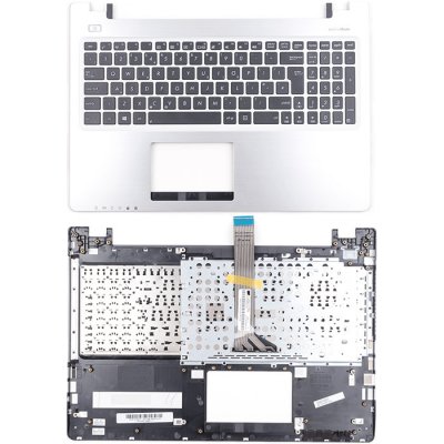 Klávesnice Asus A56 K56 K56CB K56CM S56 S56CM - Stříbrný palmrest – Zboží Živě