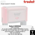 Trodat 4925 [ 82 x 25 mm pouze gumový štoček – Zboží Živě