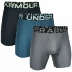 Under Armour Performance Tech Mesh 6in Boxerjock 3P black/grey/blue – Zboží Mobilmania