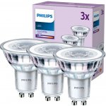 Philips 3x LED halogenová žárovka GU10 PAR16 3,5W = 35W 275 lm 4000K Neutrál – Hledejceny.cz