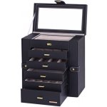 Gaira šestipatrová šperkovnice Rowling 9033 10 černá – Zboží Mobilmania