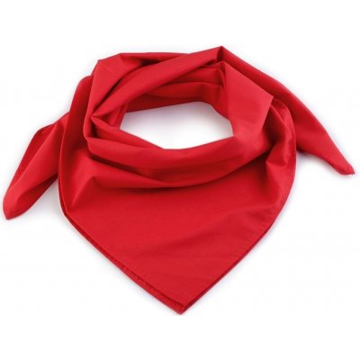 Bavlněný šátek jednobarevný bsp207 červená
