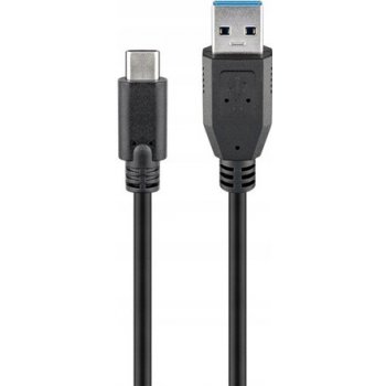 Goobay 71221 USB 3.0,USB 3.1 USB A vidlice, USB C vidlice, 2m, černý