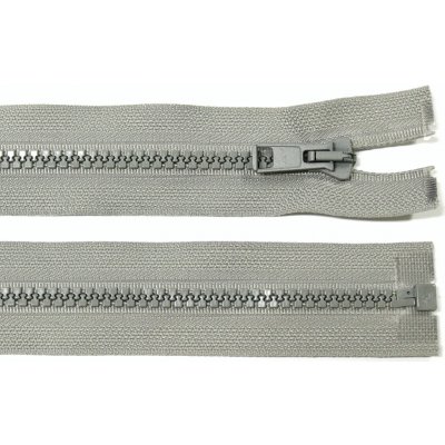Kostěný zip no.5 rozepínací 80cm bundový color: 717 šedá – Hledejceny.cz