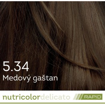 Biosline Barva na vlasy 5.34 Medově kaštanová 135 ml