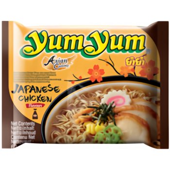 YumYum Instantní nudlová polévka s příchutí japonské kuře 60 g