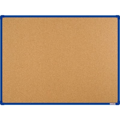 boardOK Korková nástěnka s modrým rámem 150 x 120 cm – Zboží Mobilmania