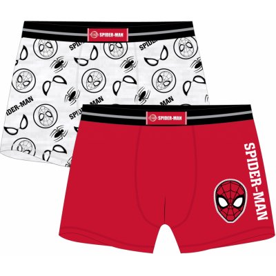 Spider Man chlapecké boxerky 52331637 červená šedý melír – Zboží Dáma