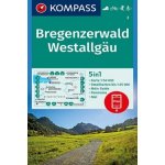 Bregenzerwald Westallgäu 1:50 000 - KOMPASS-Karten GmbH – Hledejceny.cz