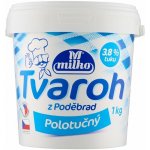 Milko tvaroh polotučný 1 kg – Zboží Dáma