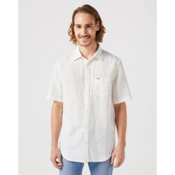Wrangler pánská košile SS 1 PKT shirt worn white