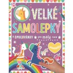 Velké samolepky a omalovánky pro malé ruce Jednorožci – Zboží Dáma