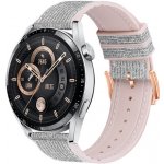 BStrap Glitter řemínek na Samsung Galaxy Watch Active 2 40/44mm, silver SSG032C01