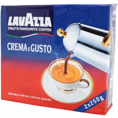 Lavazza Crema e Gusto mletá 2 x 250 g – Zboží Dáma