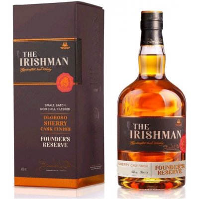 The Irishman Founders Sherry Finish 46% 0,7 l (karton)