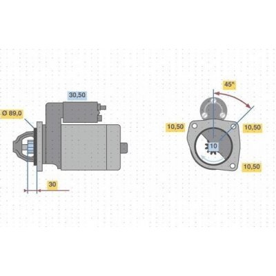 BOSCH 0 001 263 020 Startér (0001263020) – Zbozi.Blesk.cz