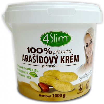 4Slim Arašídový krém jemný 1 kg – Zboží Mobilmania