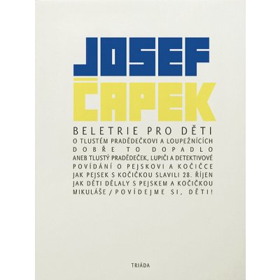 Beletrie pro děti Josef Čapek