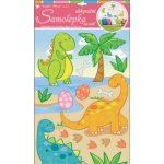Anděl 10125 samolepící dekorace dinosauři s glitry 58x32cm – Sleviste.cz