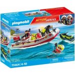 Playmobil 71464 Hasičský člun s vodním skútrem – Hledejceny.cz