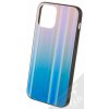 Pouzdro a kryt na mobilní telefon Apple Pouzdro 1Mcz Aurora Glass Cover Apple iPhone 12, iPhone 12 Pro měnivě růžové modré