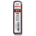 Rotring tuhy do mikrotužky 0,5 mm, HB S0312650 12 ks – Zboží Živě