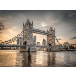 Slavný Tower Bridge přes řeku Temži, Londýn, Velká Británie 1 deska 80x60 – Hledejceny.cz