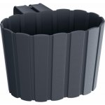 Prosperplast BOARDEE HOOK Květináč závěsný 19,4 cm antracit – Hledejceny.cz