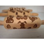 Dřevotéka - Dřevěný gravírovaný váleček srdíčka - Velikonoce zvířátka – Zbozi.Blesk.cz