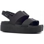 Crocs Sandály Brooklyn Low Wedge W 206453 Černá – Zboží Dáma