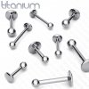 Piercing Šperky4U piercing do brady labreta titan TIT1020-12063