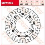 TRW MSW242 brzdový kotouč, přední YAMAHA FZ8-SA 800 FAZER rok 10-15 – Hledejceny.cz