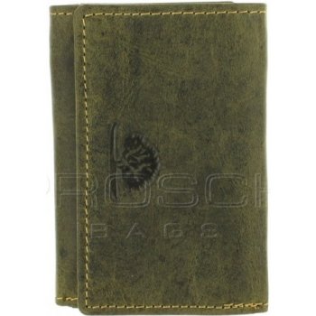 Greenburry Kožená mini peněženka 337-30 olivová