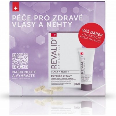 Revalid Hair Complex 60 kapslí + krém na ruce 20 ml