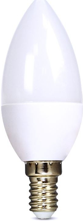 Solight žárovka , svíčka, LED, 6W, E14, 3000K, 510lm, bílá