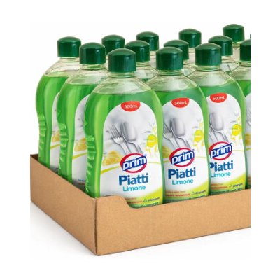 Lindor Prim Gel na mytí nádobí Piatti Citron 12 x 500 ml – Zboží Mobilmania