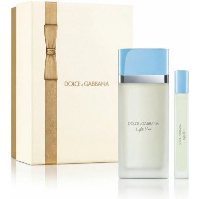 Dolce & Gabbana Light Blue EDT 100 ml + EDT mini 10 ml W – Zboží Mobilmania