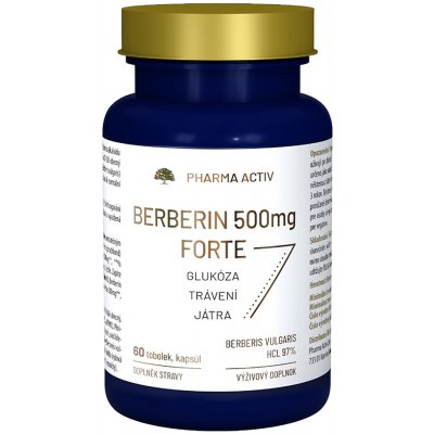 Pharma Activ Berberin Forte 500 mg 60 ks – Hledejceny.cz