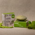 Kvítok tuhý šampon s kondicionérem proti lupům Moringa 50 g – Zboží Mobilmania