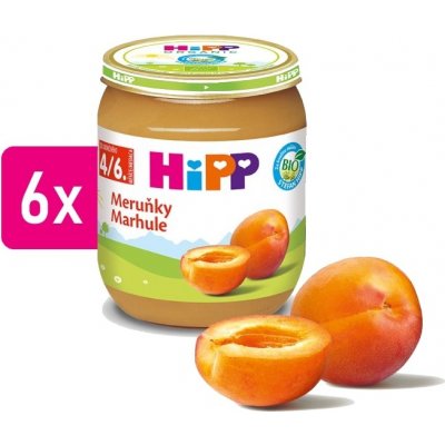 HiPP BIO Meruňky 6 x 125 g – Zboží Mobilmania