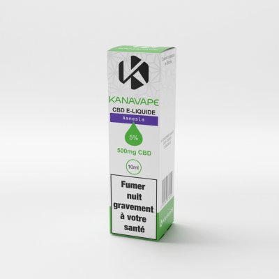 Kanavape Amnesia 5 % CBD 10 ml 500 mg – Zboží Mobilmania