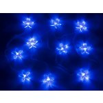 Solight LED vánoční řetěz hvězdy 1,5m 10x LED 2x AA modré světlo 1V52-B – Hledejceny.cz