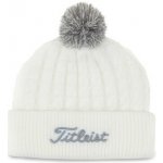 Titleist Cable Knit Pom Pom dámské Zimní golfová čepice Tmavě šedá – Hledejceny.cz