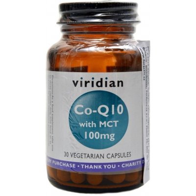Viridian Co-Q10 with MCT 30 kapslí