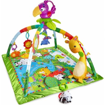 Fisher Price rainforest hrací deka s hrazdičkou – Zboží Mobilmania