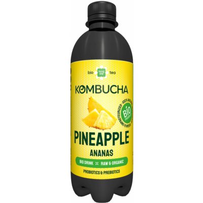 Long Life Biotea Kombucha ananas bio 0,5 l – Zbozi.Blesk.cz