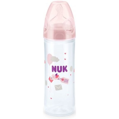 Nuk kojenecká láhev Love růžová 250ml – Zboží Dáma