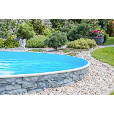 Planet Pool Bazénová fólie Blue na bazén 4,6 x 1,2 m – Zboží Mobilmania