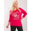 Dámské tričko s potiskem RELEVANCE tričko s potiskem rv-bz-9404.07 dark pink